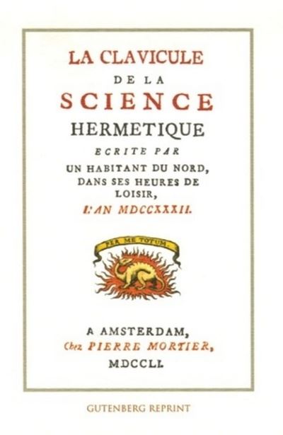 La clavicule de la science hermetique -  Collectif - broché