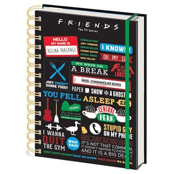 Cahier A5 Friends Infographic