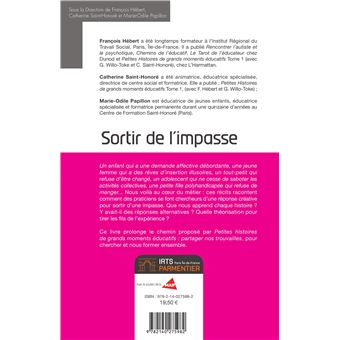 Sortir de l'impasse