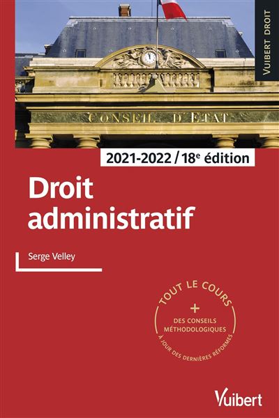 Droit administratif 2021/2022 - Serge Velley - broché