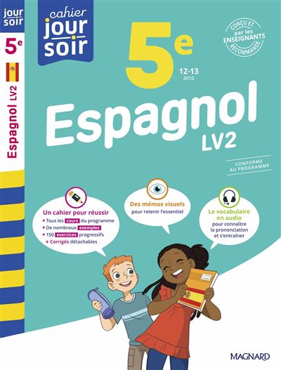 Cahier du jour / Cahier du soir - Espagnol 5e