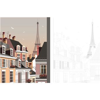 Affiches à colorier Hauts-lieux de Paris