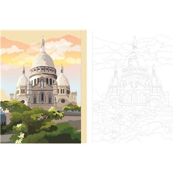 Affiches à colorier Hauts-lieux de Paris