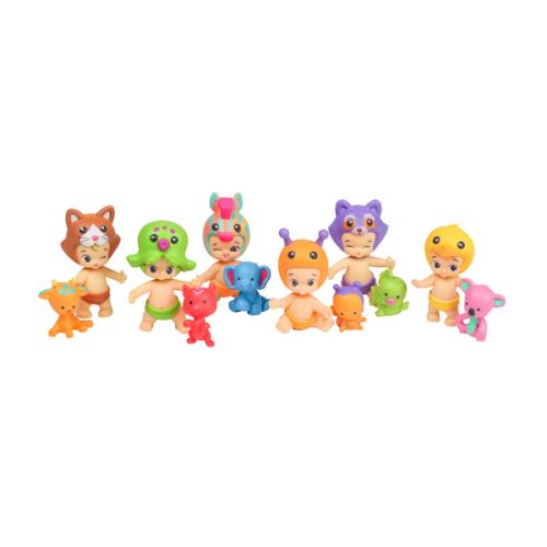 Coffret Twozies 6 bébés et 6 animaux Amis