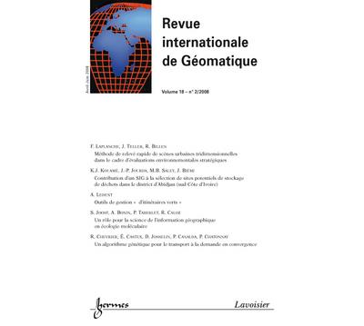 Revue internationale de geomatique vol 18 n 2 avriljuin 200