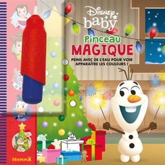 Disney Baby - Pinceau magique - Livre avec pinceau magique - Dès 3 ans:  Olaf : Collectif: : Livres