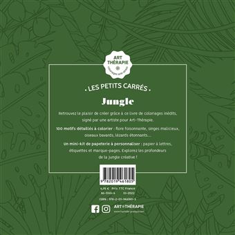 Les petits carrés d'Art-thérapie Jungle