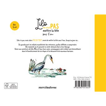 Lilo ne veut pas mettre la tête sous l'eau