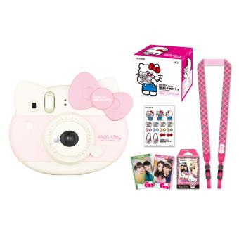 Fujifilm Instax Hello Kitty Pack dappareil Photo-Film-Autocollant Blanc