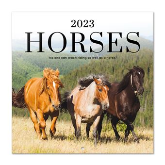 Calendrier mural 2023 Chevaux