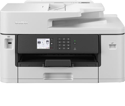 Brother Mfc-J5340Dw - Imprimante Multifonctions - Couleur - Jet D'Encre - A3 (Support) - Jusqu'à 25 Ppm (Copie) - Jusqu'à 28 Ppm (Impression) - 250 Feuilles - 14.4 Kbits/S - Usb 2.0, Lan, Wi-Fi(N), Hôte Usb