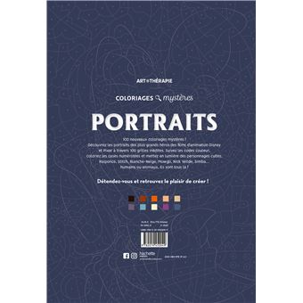 Coloriages mystères Disney - Portraits