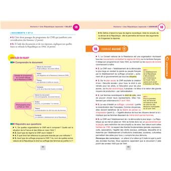 Annales du brevet Annabrevet 2023 Histoire-géographie EMC 3e