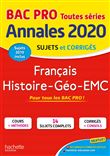 Annales Bac 2020 Hist-Geo Français Bac Pro