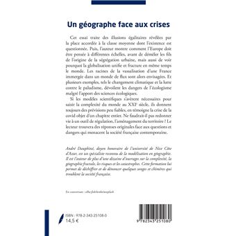 Un géographe face aux crises