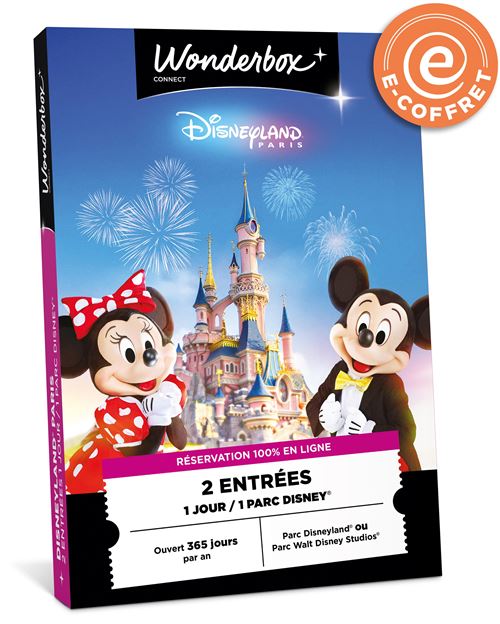 E-coffret Connect Disneyland Paris 1 Jour / 1 Parc