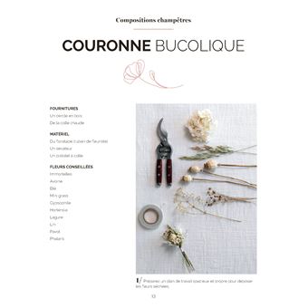 L'atelier fleurs séchées