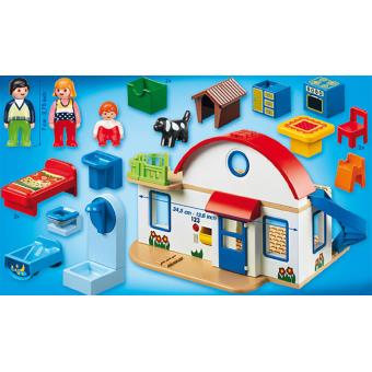 Playmobil 1.2.3 6784 Maison de campagne - Playmobil - Achat & prix