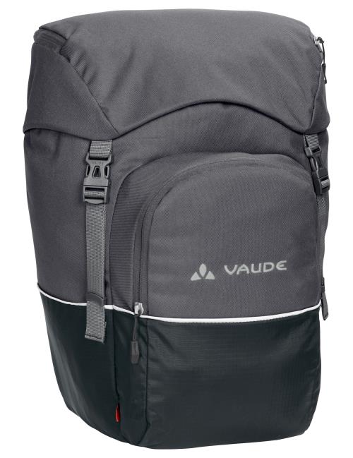 Sacoche pour roue avant de vélo Vaude Road Master Back Noire