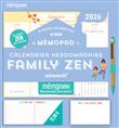 Mémopad   Calendrier hebdomadaire aimanté Mémoniak Family Zen 2026 12 mois
