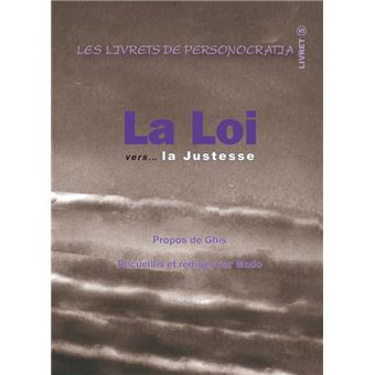 La loi vers... La justesse - Livret 5
