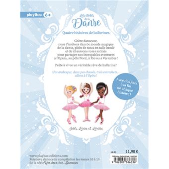 Les étoiles de la danse - 4 histoires de ballerines