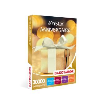 Coffret Cadeau Dakotabox Joyeux Anniversaire Coffret Cadeau Achat Prix Fnac