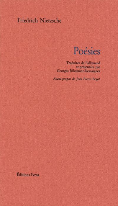 Poésies - Friedrich Nietzsche - broché
