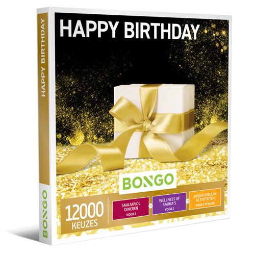 Cadeaubox Bongo Happy Birthday Cadeaubox Fnac.be