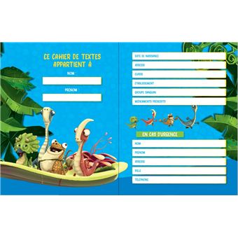 Cahier de textes Gigantosaurus