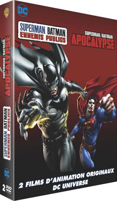 Coffret Superman Batman Apocalypse Ennemis publics DVD