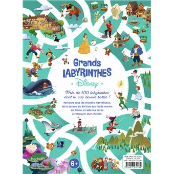 Les Grands Labyrinthes Disney - Hors Série - Cahier de Jeux - 100 ans Disney