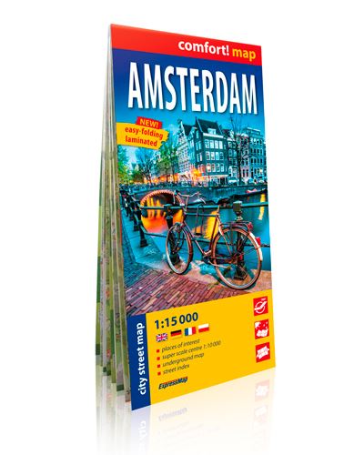 Amsterdam (gb) 1/15.000 (comfort !map, laminée)