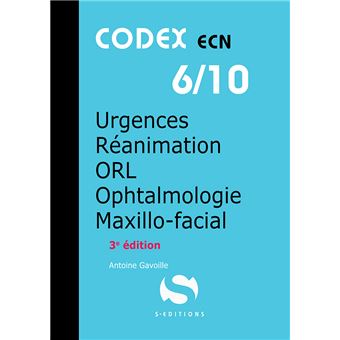 Urgences réanimation ORL ophtalmologie maxillo-facial