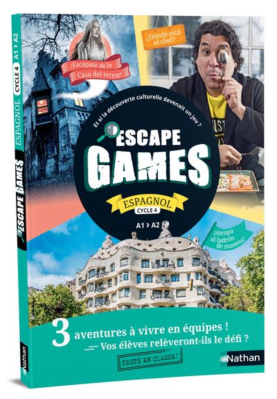 Pochette Escape game Espagnol - Perrine Chupin - (donnée non spécifiée)