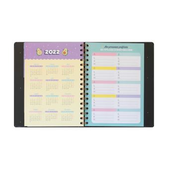 Agenda classique Mr. Wonderful Semainier 2020 2021 Tu vas y arriver Noir