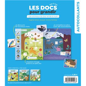 Les animaux le jour et la nuit