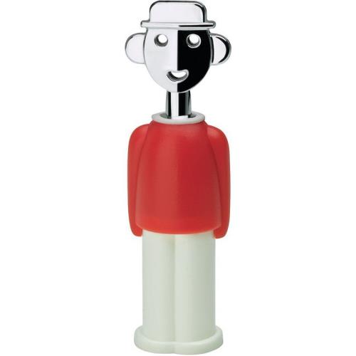 Magnet déco ALESSI Alessandro M. rouge et blanc