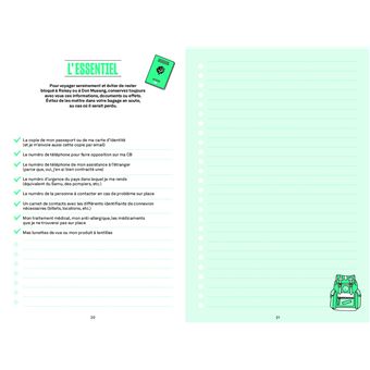 Carnet de voyage EVASION