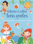 Colorier et coller trois contes bleus