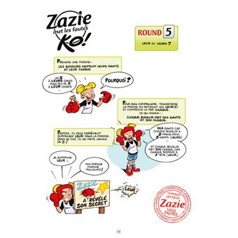 Zazie sans fautes - La BD pour cartonner en orthographe !