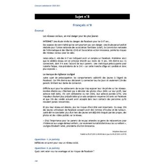 Concours ambulancier 2020-2021 Tout-en-un