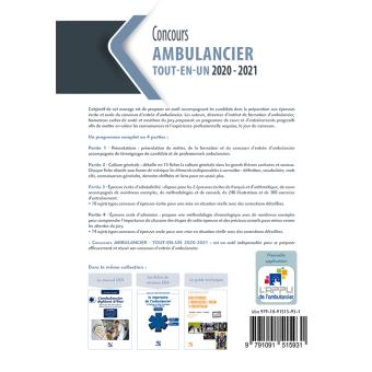Concours ambulancier 2020-2021 Tout-en-un