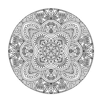 Mandala nocturne - 30 mandalas sur fond noir - livre de coloriage pour  adulte - 232239923X