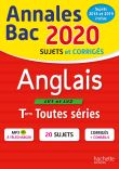 Annales Bac 2020 Anglais Term Toutes Séries