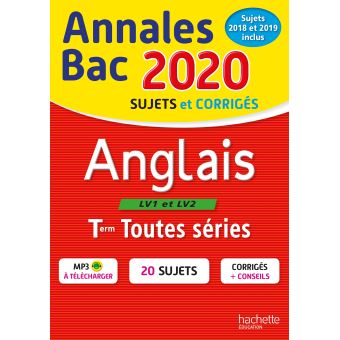 Annales Bac 2020 Anglais Term Toutes Séries