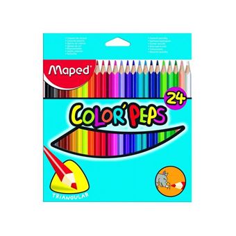 MAPED COLORPEPS POCH 24 CRAYONS