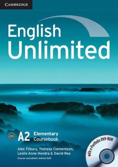 ENGLISH UNLIMITED - ELEMENTARY - COURSEBOOK WITH E-PORTFOLIO