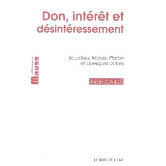 Don, intérêt et désintéressement