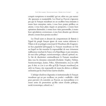 Sociologie du Français musulman - Perspectives d'avenir ?